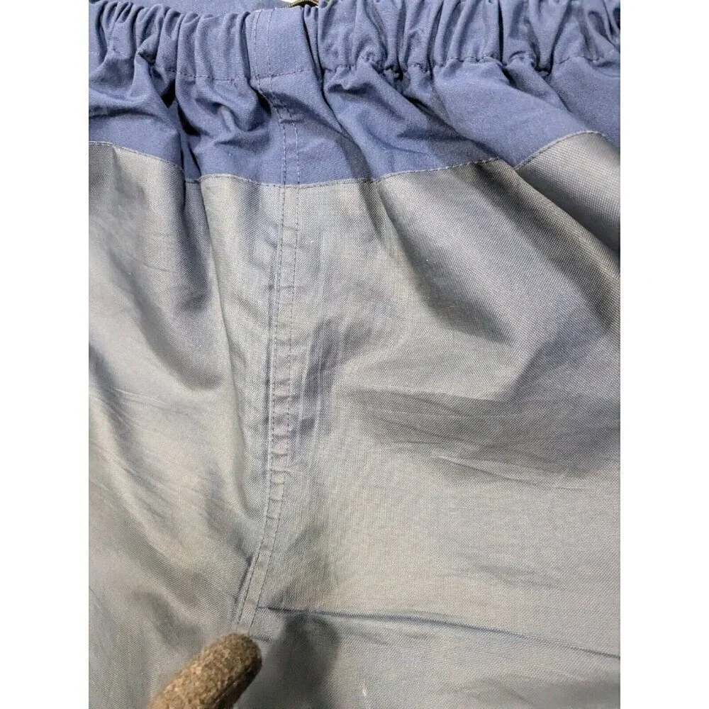 Vintage Cabelas Pants Small Wind Rain Outdoor Zip Ankles Pull On Blue